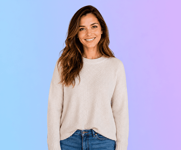 Photo after AI applied professional gradient background
