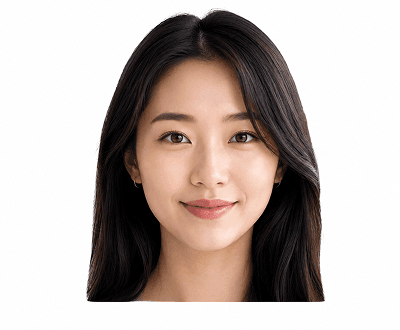 Clean face-only cutout after AI extraction for ID use