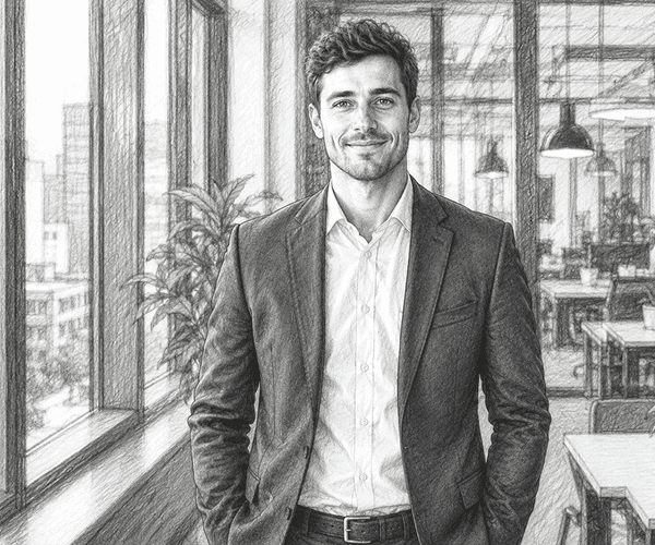 Pencil sketch result from image to image AI style transfer
