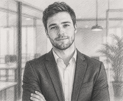 Pencil sketch result from image to image AI style transfer