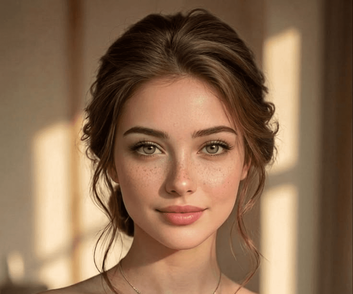 Finished makeup result ready to share