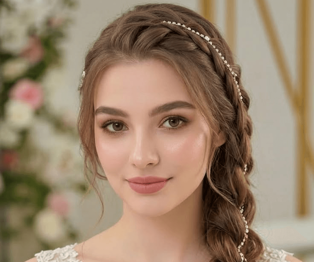 Portrait after AI applies chosen makeup style
