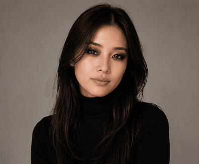 Portrait after AI makeup generator smoky eye application
