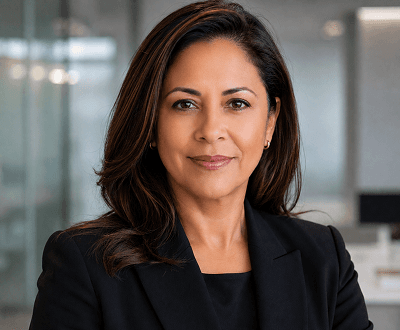 After: Professional headshot with smooth skin for LinkedIn