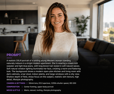 AI-generated detailed prompt from portrait photo showing emotional context and visual composition